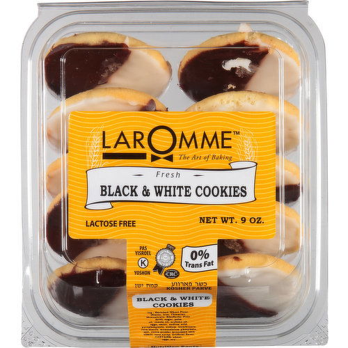 Laromme Cookies, Fresh, Black & White