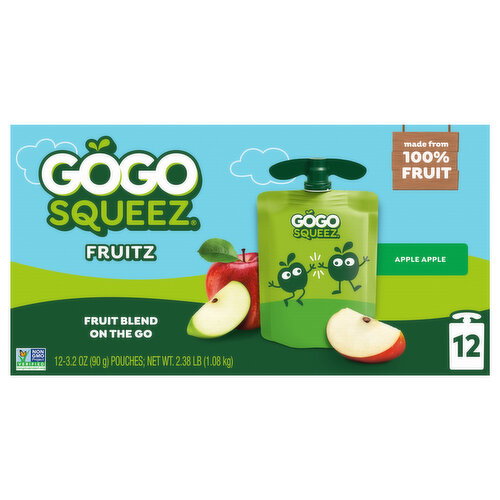GoGo Squeez Apple Apple Fruitz Image 1 of 6