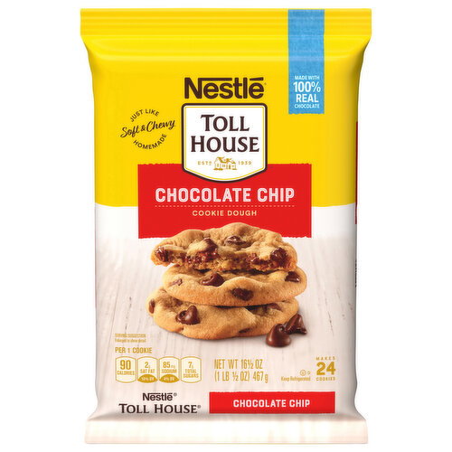Toll House Chocolate Chip Cookie Dough Image 1 of 6