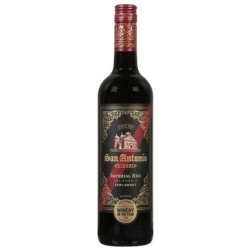 San Antonio Winery Imperial Red, Semi-Sweet, California