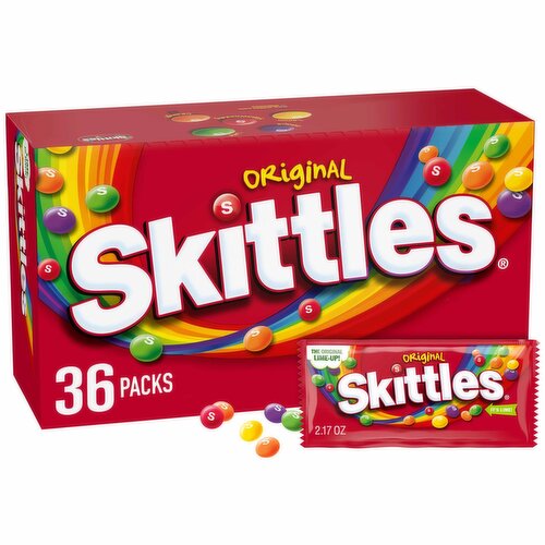 SKITTLES Skittles Original Bulk Full Size Chewy Candy, 2.17 oz.,