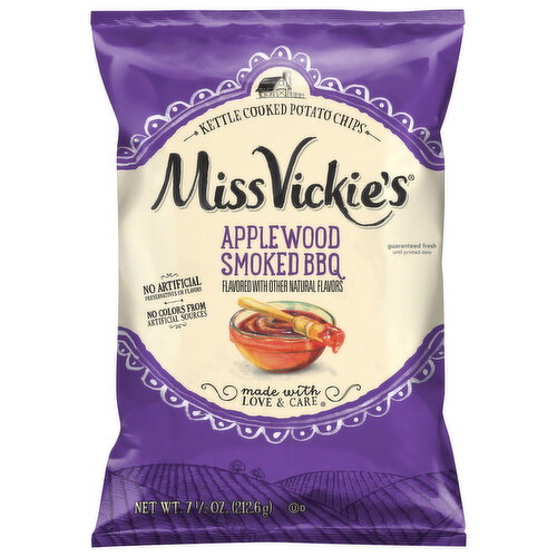 Miss Vickie's Kettle Cooked Applewood Smoked BBQ Potato Chips