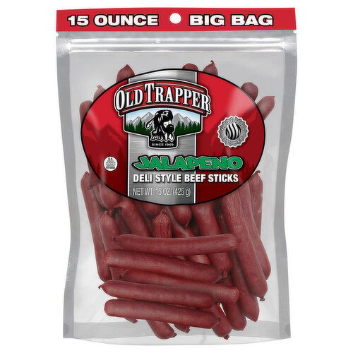 Old Trapper Deli Style Jalapeno Beef Sticks