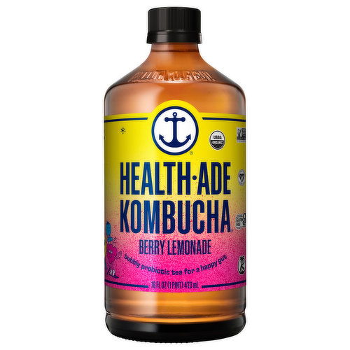 Health-Ade Kombucha, Berry Lemonade