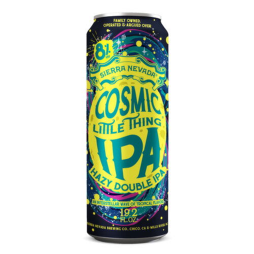 Sierra Nevada Double Hazy IPA Cosmic Little Thing India Pale Ale