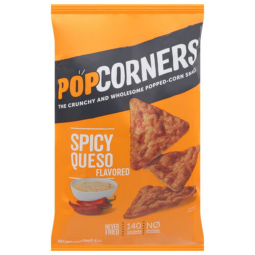 PopCorners Popped-Corn Snack, Spicy Queso Flavored