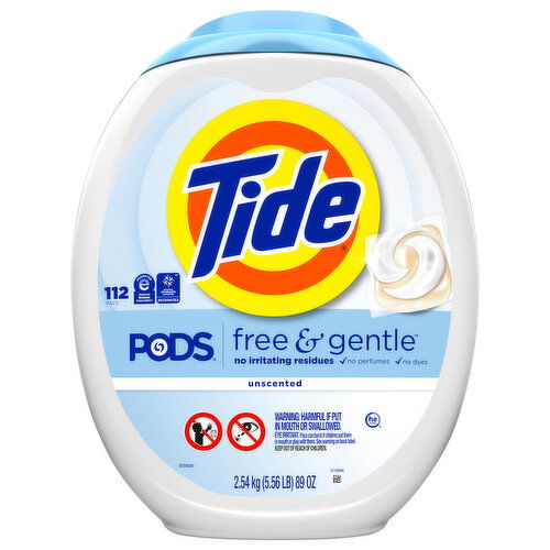 Tide Pacs Unscented Detergent