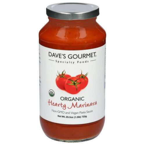 Dave's Gourmet Pasta Sauce, Hearty Marinara, Organic