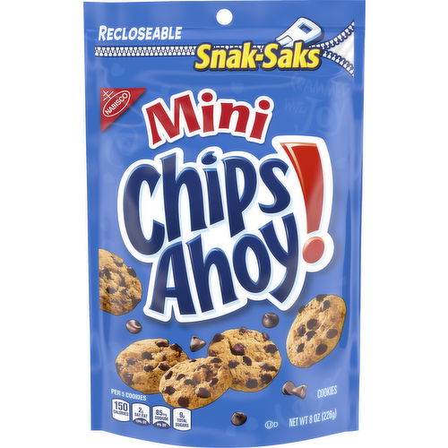 Mini Snak Saks Chips Ahoy 8 oz