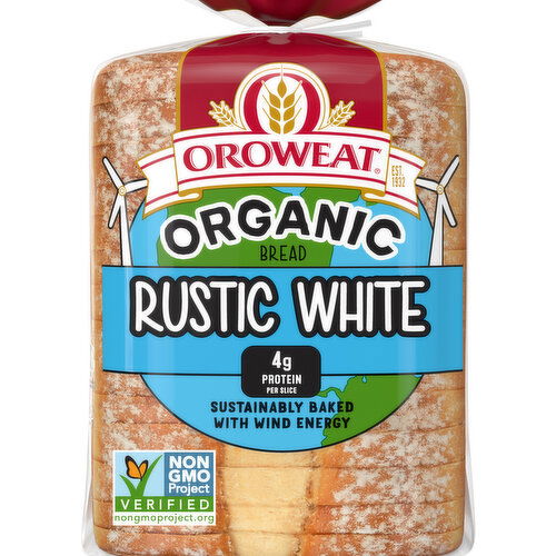 Oroweat Organic Rustic White Plain Bread, 27 oz
