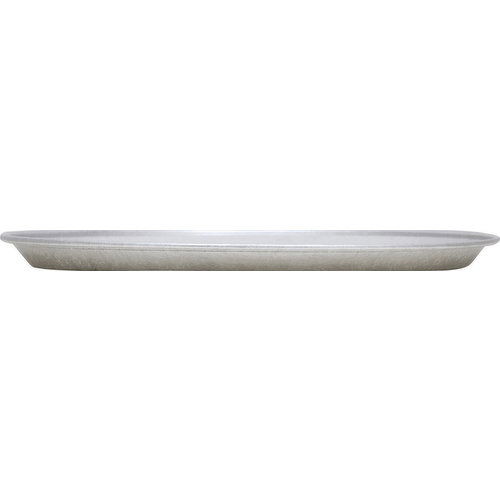 First Street Serving Tray, Round, Silver, 16 Inches