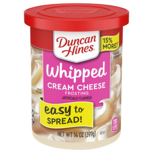 Duncan Hines Whipped Cream Cheese Frosting