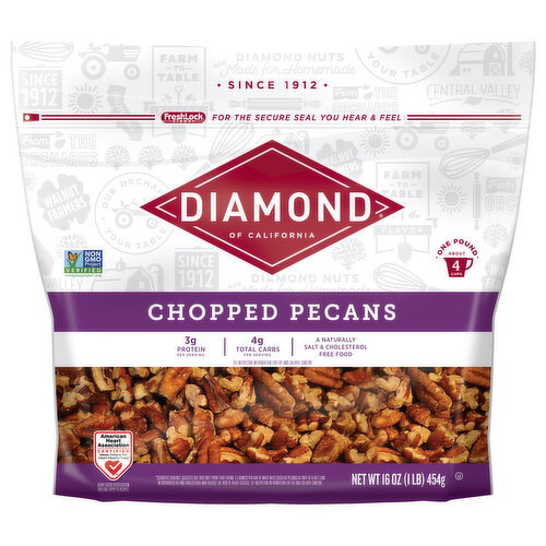 Diamond Chopped Pecans