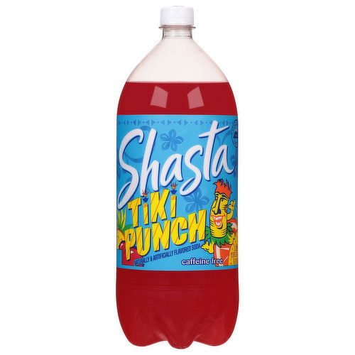 Shasta Soda, Caffeine Free, Tiki Punch