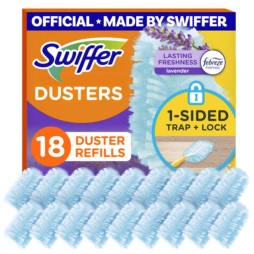 Swiffer Swiffer Dusters Refill, Feather Duster Alternative, Lavender, 18ct