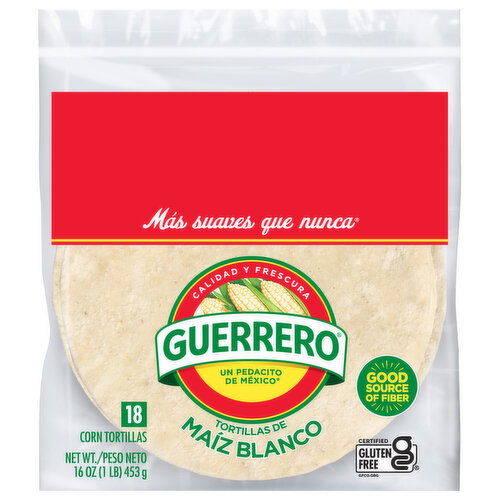 Guerrero White Corn Tortillas