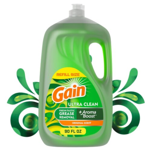 Gain Ultra Dish Soap, Original, 90 Fl Oz