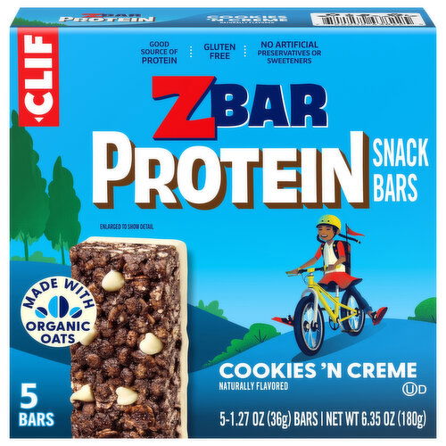 Zbar Cookies 'N Creme Snack Bars