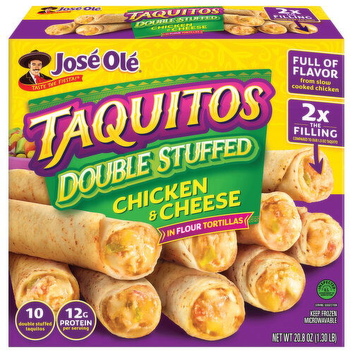 Jose Ole Double Stuffed Chicken & Cheese Taquitos