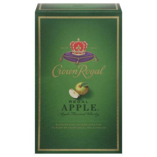 Crown Royal Whisky, Apple Flavored, Regal Apple