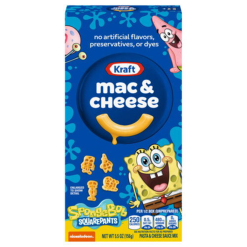 Kraft SpongeBob SquarePants Mac & Cheese