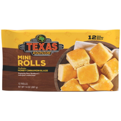 Texas Roadhouse Mini Rolls, 12 Rolls, 14 oz. Package Image 1 of 6