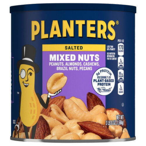 Planters Salted Mixed Nuts Image 1 of 6