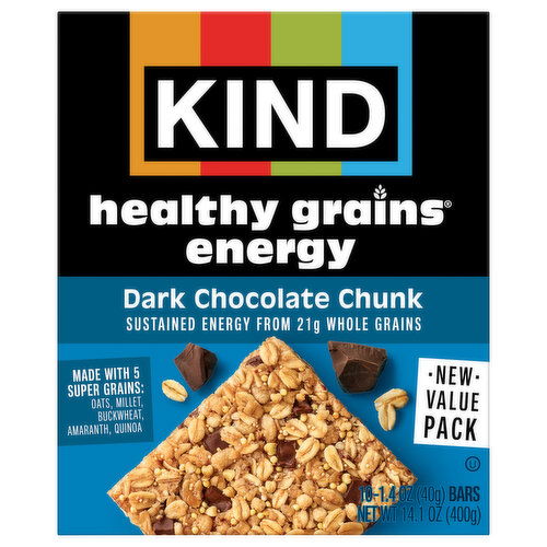 Kind Energy Bars, Dark Chocolate Chunk, Value Pack