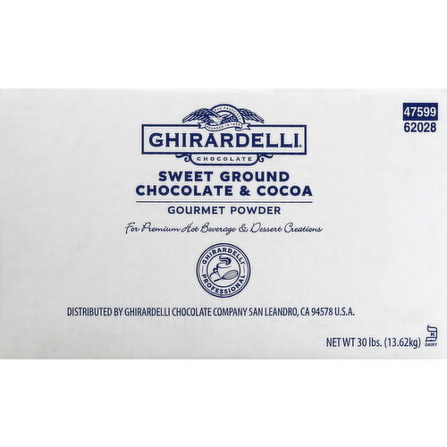 Ghirardelli Gourmet Powder, Sweet Ground, Chocolate & Cocoa