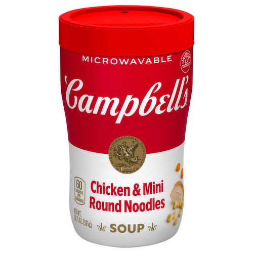 Campbell's Soup, Chicken & Mini Round Noodles