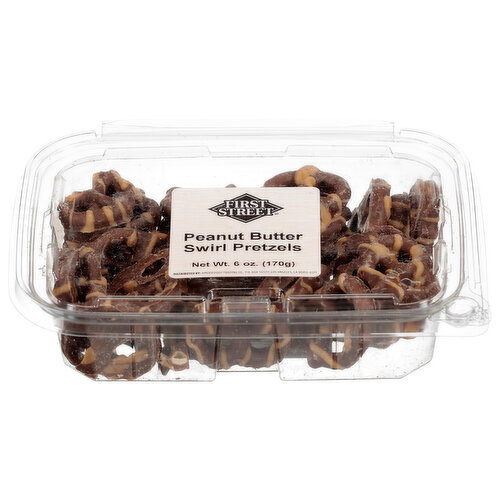 First Street Peanut Butter Swirl Pretzels
