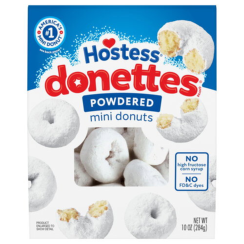 Hostess Powdered Mini Donettes Image 1 of 6