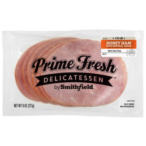 Prime Fresh Delicatessen Honey Ham with Natural Juices Image 1 of 4
