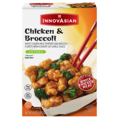 InnovAsian Entree Mildly Spicy Chicken & Broccoli