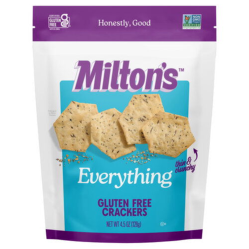 Milton's Crackers, Gluten Free, Everything