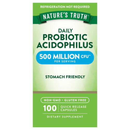 Nature's Truth Daily 500 Million CFU Probiotic Acidophilus