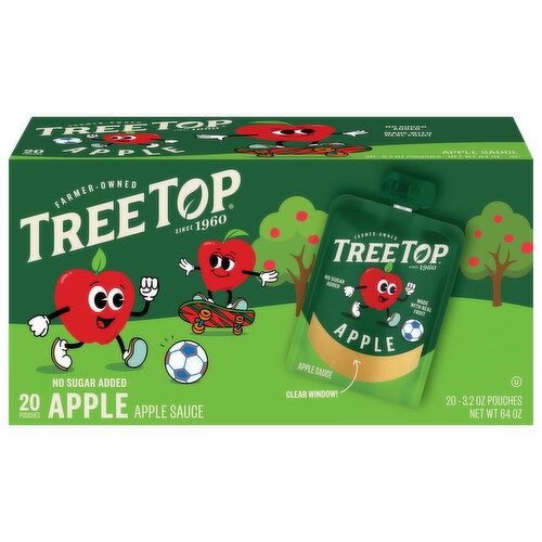 Tree Top No Sugar Added Apple Apple Sauce