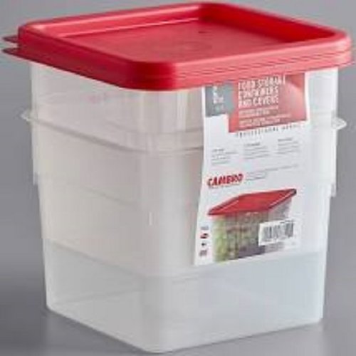 Cambro Square Food Container with lid 6 qt