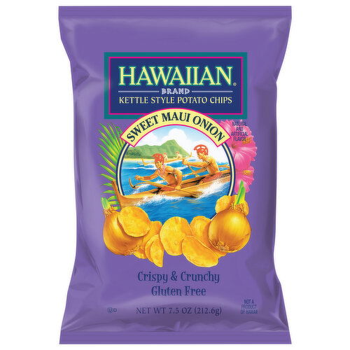 Hawaiian Potato Chips, Sweet Maui Onion, Kettle Style