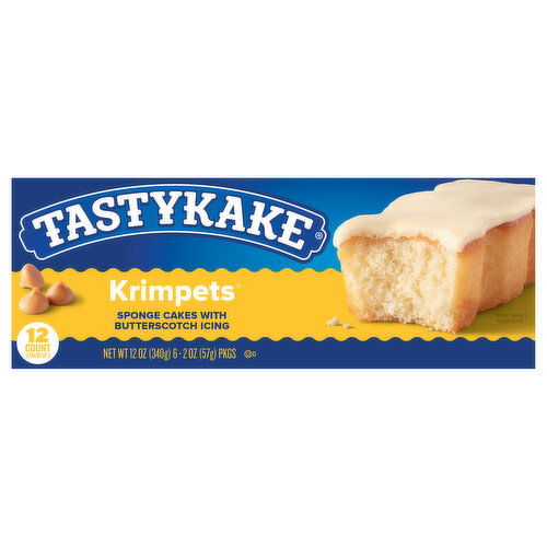 Tastykake 6 BTRSCTCH KRIMPETS 12 OZ