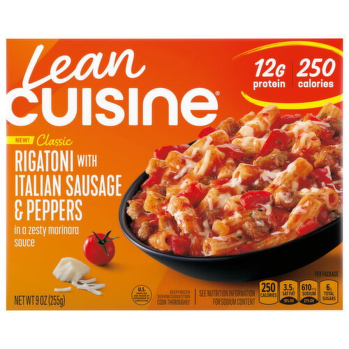 Lean Cuisine Classic Rigatoni with Italian Sausage & Peppers Image 1 of 6