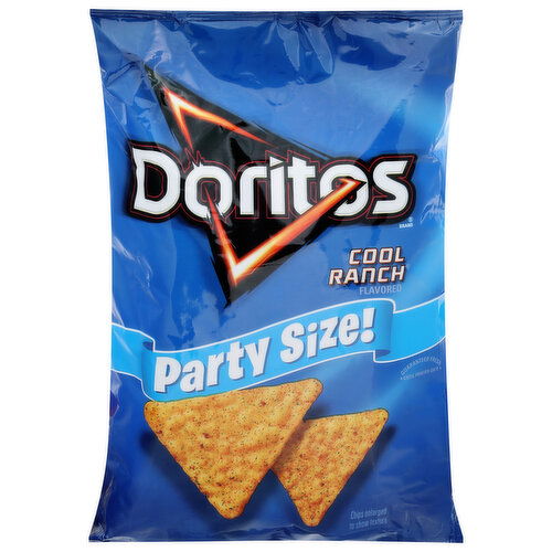 Doritos Tortilla Chips, Cool Ranch Flavored, Party Size!