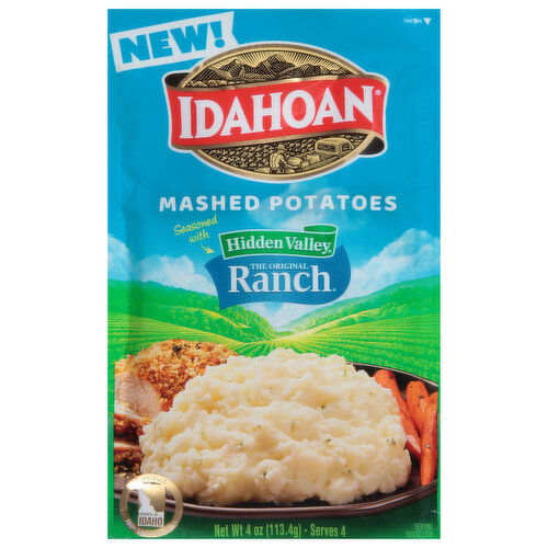 Idahoan Mashed Potatoes, Seasoned with Hidden Valley The Original Ranch