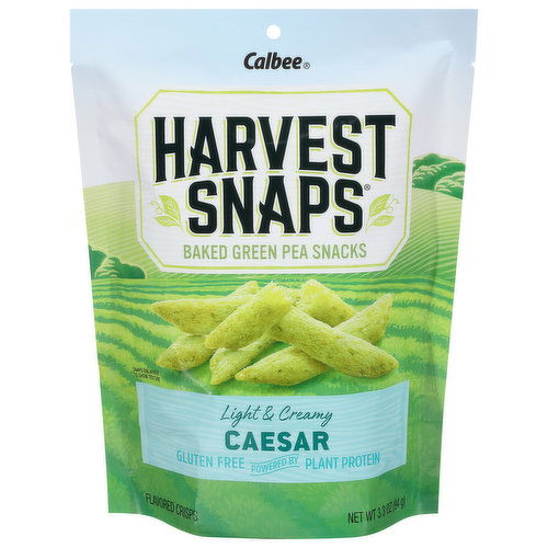 Harvest Snaps Green Pea Snacks, Baked, Caesar