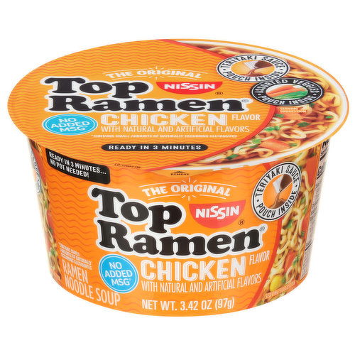 Nissin Ramen Noodle Soup, Chicken Flavor