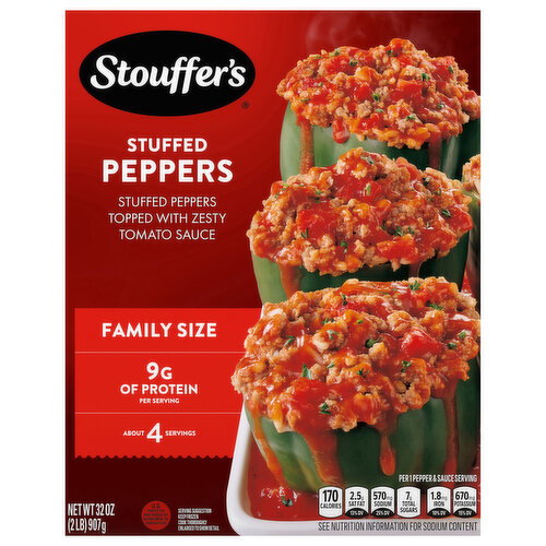 Stouffer's Stuffed Peppers Family Size Image 1 of 6