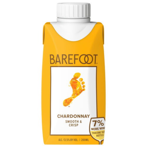 Barefoot Cardonnay White Wine 200ml Image 1 of 7