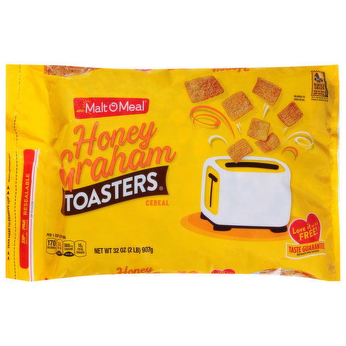 Malt O Meal Cereal, Honey Graham Toasters, Super Size