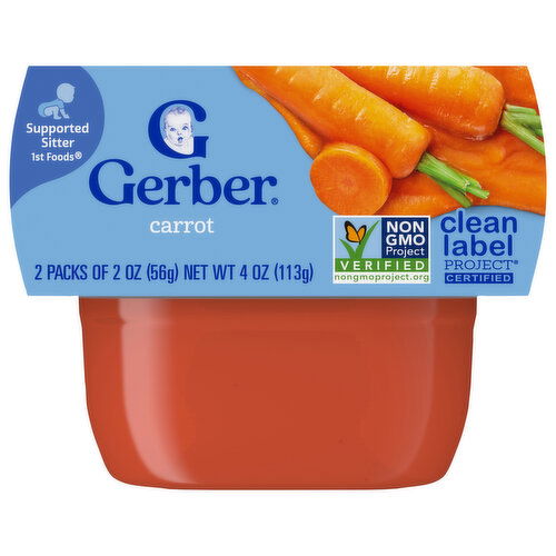 Gerber Supported Sitter 1st Foods Carrot