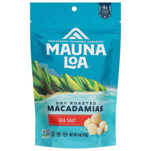 Mauna Loa Macadamias, Dry Roasted, Hawaiian Sea Salt